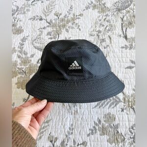 Adidas Black Nylon Bucket Hat